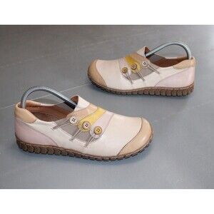 Spring Step Neeta Lagenlook Leather Comfort Shoes Women’s 9.5 EU 40 Boho Loafers